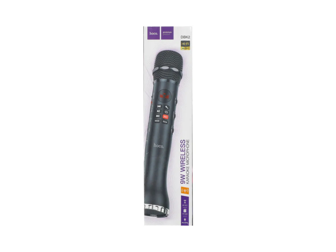 HOCO DBK2 Cool Karaoke Microphone – Wireless Bluetooth Singing Mic HOCO DBK2 Cool Karaoke Microphone – Wireless Bluetooth Singing Mic